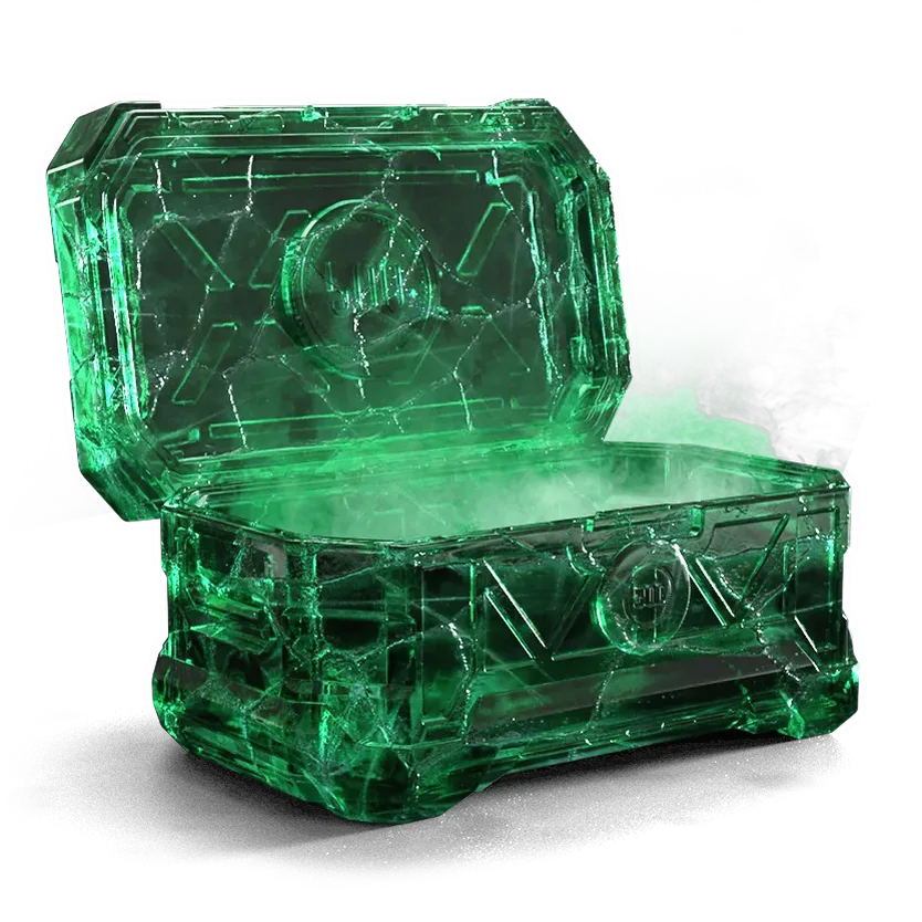 Green Gem i Cases og Battles på forsiden