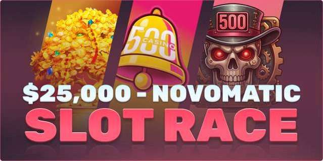 Novomatic slot race i BLAST Open Porto på kampagnesiden