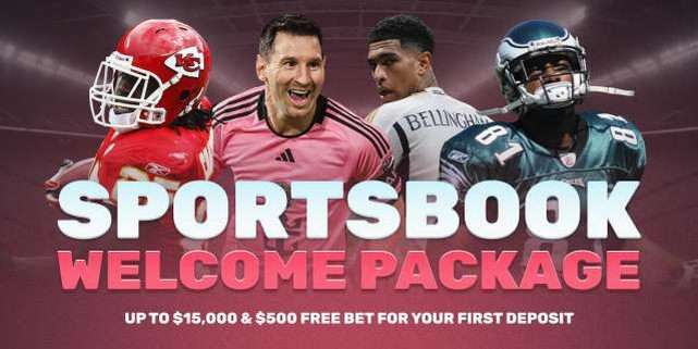Sportsbook velkomstpakke i 500 Exclusive Combo på kampagnesiden