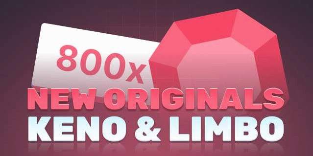 Nye originals Keno og Limbo i Sportsbook velkomstpakke på kampagnesiden